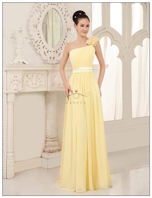 daffodil yellow bridesmaid dresses