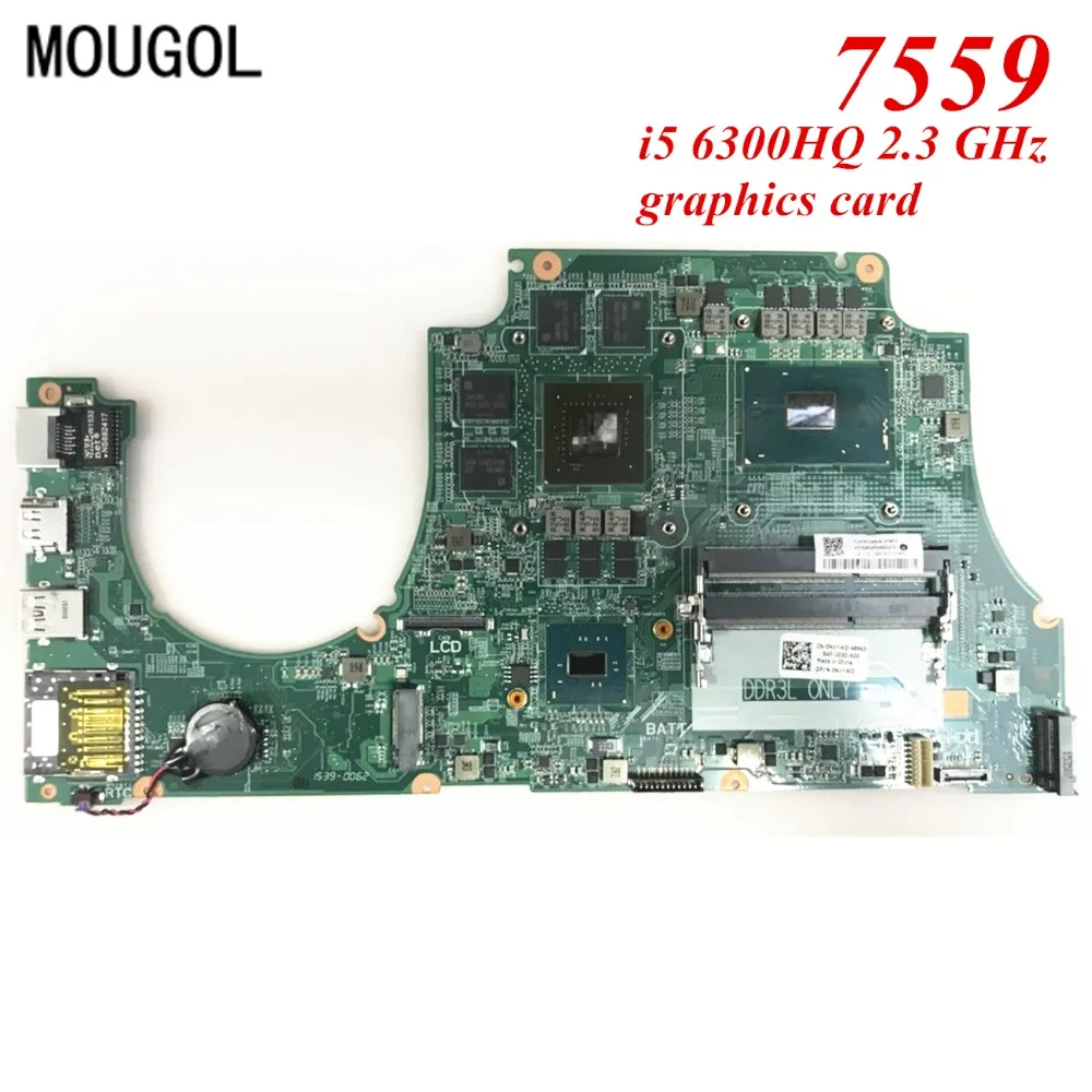 Mougol High end Mainboard For Dell 7559 Laptop motherboard DAAM9AMB8D0