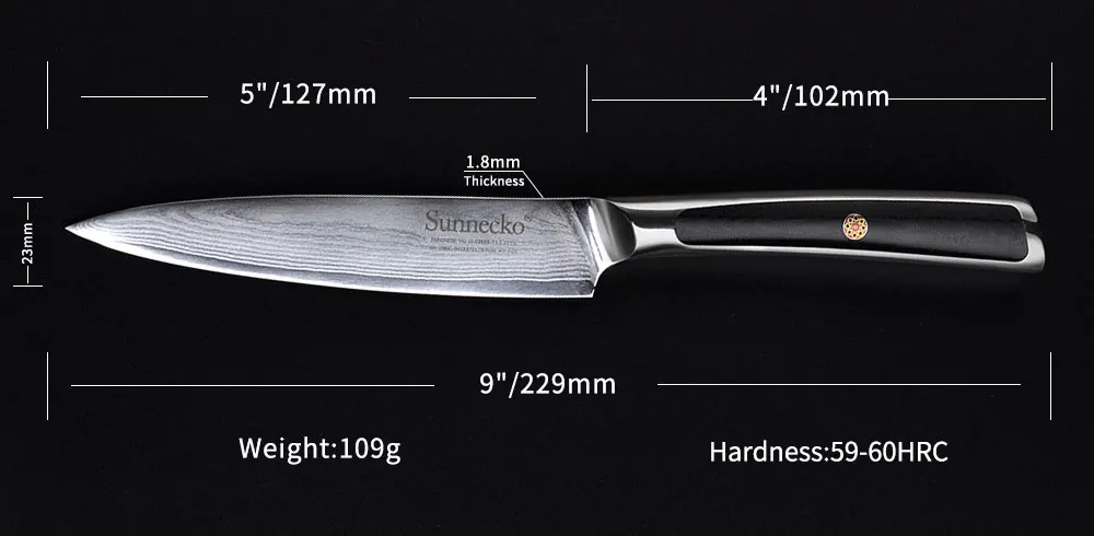 SUNNECKO Santoku шеф-повара дамасский Универсальный нож кухонные ножи японский VG10 Core сталь лезвие G10 Ручка Фрукты Мясо Резак Инструменты