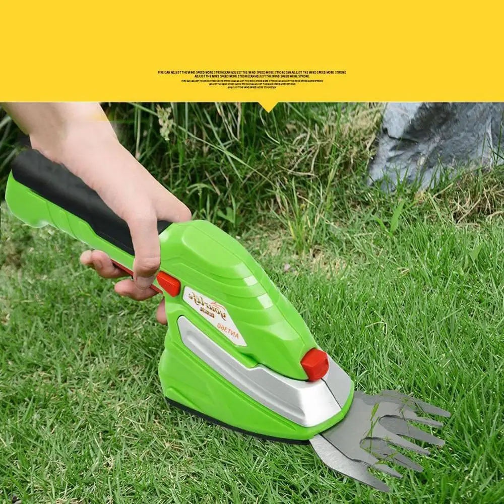 

Hedge Shears Lawn Trimming Branches Fence Tools Gardening Manganese Steel Blade 3.6V Rechargeable Lithium Battery Trimmer