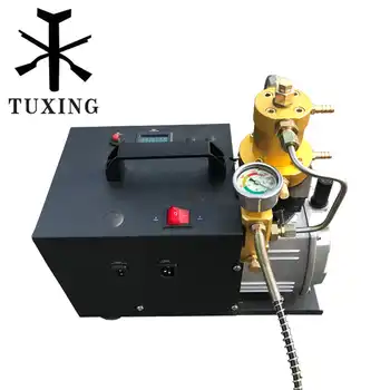 TUXING 300bar 4500psi pcp air compressor for paintball tank 220V 110V