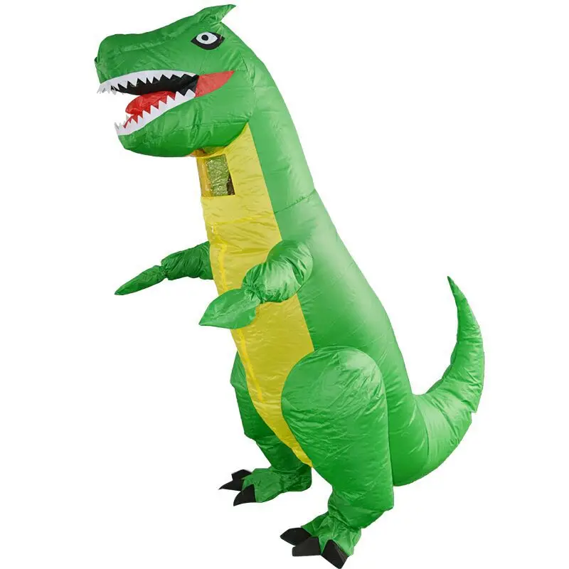 220cm Giant Green T Rex Costume For Adult Dinosaur Party Suits Cosplay ...