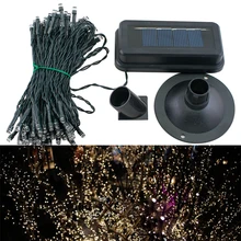 Стиль белый Солнечный Мощность 100 светодиодный Строка Фея Света открытый для рождественской вечеринки украшения для Рождества