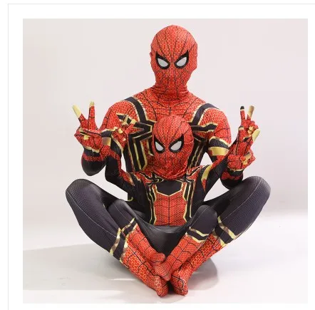 

Avengers Iron Spiderman Costume Spider Man Suit Spider-man Halloween Costumes Men Adult Kids Spider-Man Cosplay Clothing