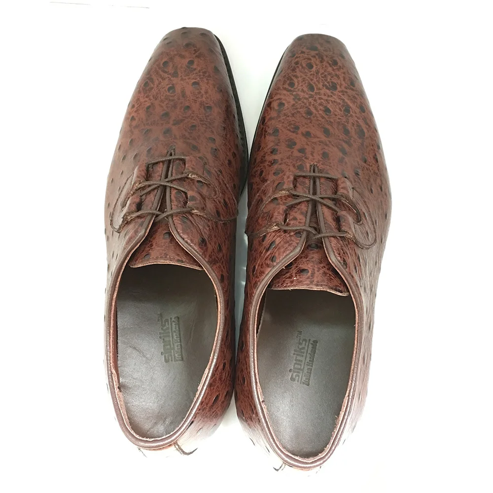 Fait Goodyear Mens Nouveau Messieurs Patron Hipster Oxford Hommes Italien Costume Sipriks Chaussures Robe Sur D'autruche Élégant A Main Mesure qpxnPf