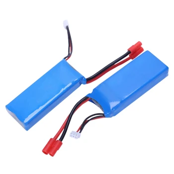 

2Pcs 2S 7.4V 2000Mah Li-Po Battery For X8C X8W Huanqi 899 Rc Drone Quadcopter Aircraft Uav Spare Part Accessories Model