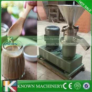 

High quality stainless steel bean peanut sesame chocolate, soy sauce, jam seeds butter and beverage Colloid mill grinder machine