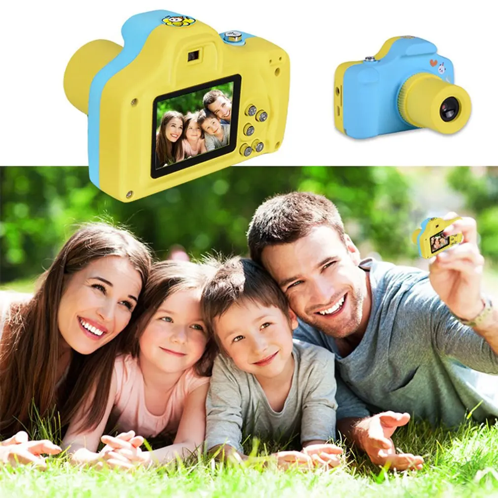 1.5 Inch 2MP 1080P Multifunction LSR Cam Digital Camera for Kids Baby Cute Cartoon Toy Camera DV Children Kid Birthday Toy Gift