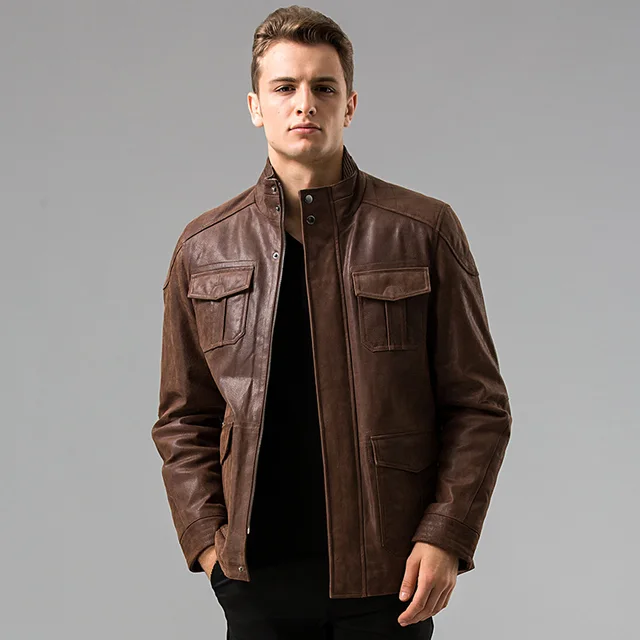 6xl leather jacket Clearance