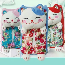 Симпатичные Lucky Cat домой автокресло прямоугольник висит держатель для туалетной бумаги сумка украшения