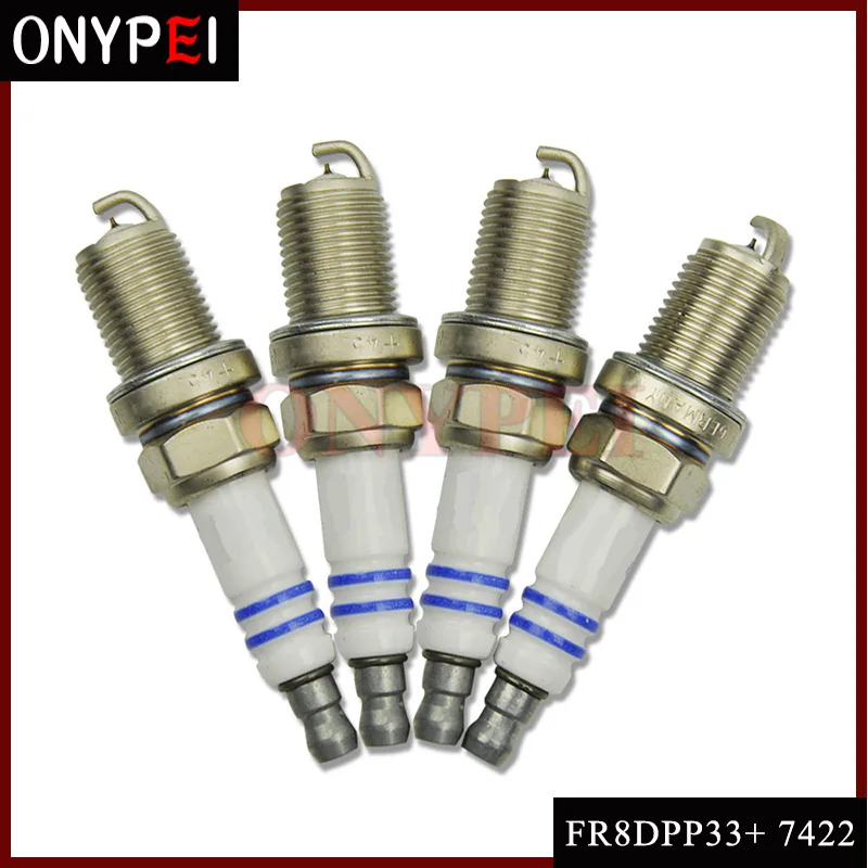 

4pcs/lot FR8DPP33 7422 0242230500 Platinum Spark Plug For Mercedes-Benz Chrysler Kia Toyota 0041591903 0031599403 0041595003