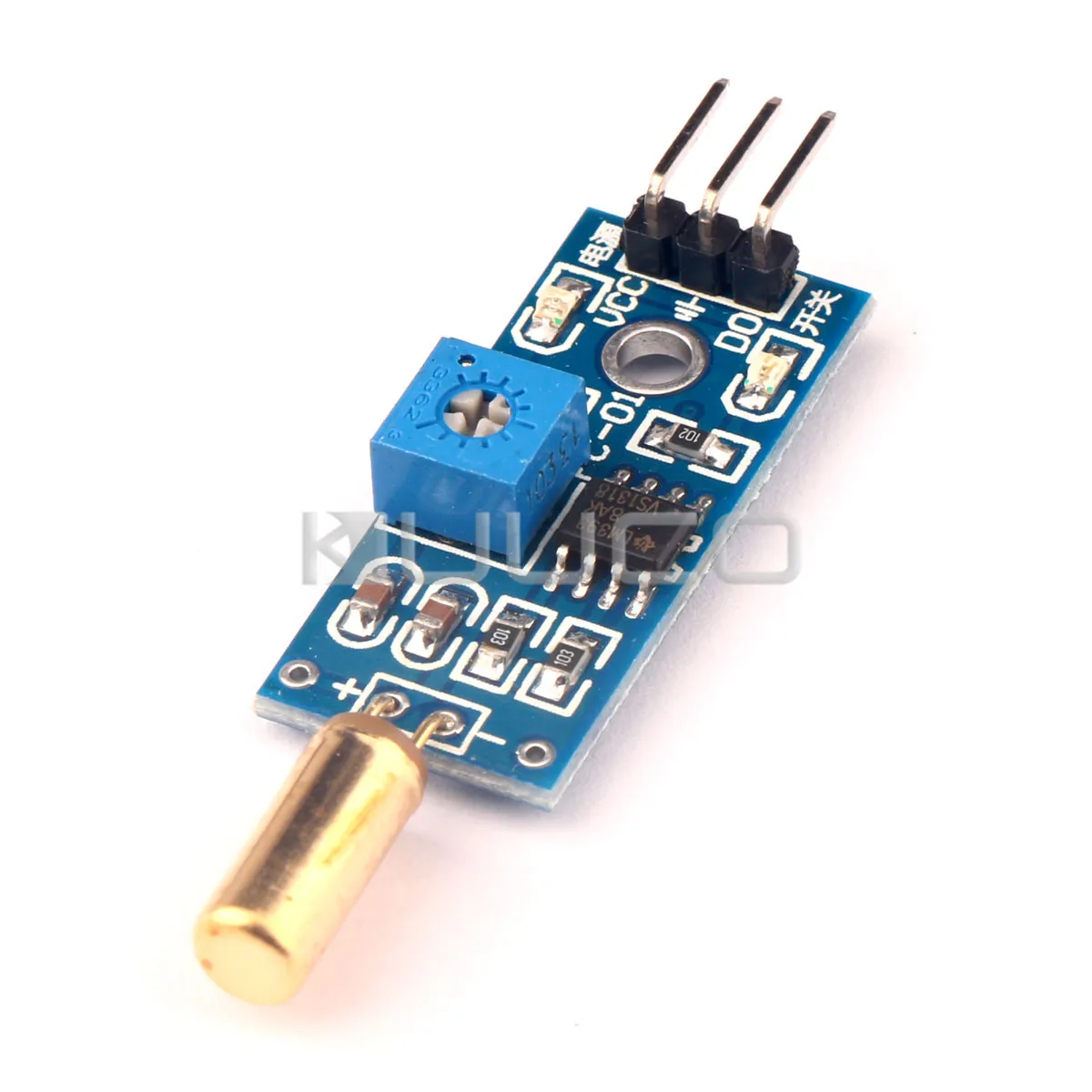 

DC 3.3V~5V Angle Tilt Detection Digital Control Module Tilt Sensor Module for Car Tire/Cranes/Bridge and other angle measurement