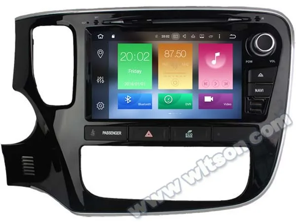 Perfect 8" Android 8.0 Oreo OS Car DVD Multimedia GPS Radio for Mitsubishi Outlander 2015 2016 2017 2018 with Full Video Output Support 5