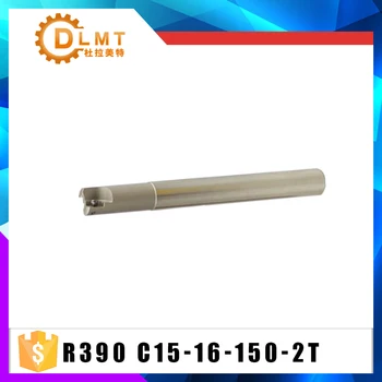 

R390 C15 16 150 2T Mill Cutter Holder Indexable Face End Mill Arbor End Milling CNC Lathe Cutting Tool
