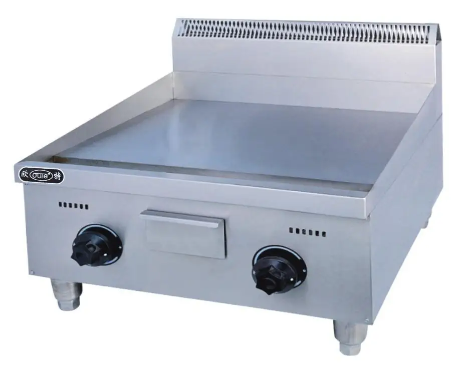 Плоская газовая плита для приготовления пищи, нержавеющая сталь, газовая сковорода, оборудование для приготовления пищи, завод