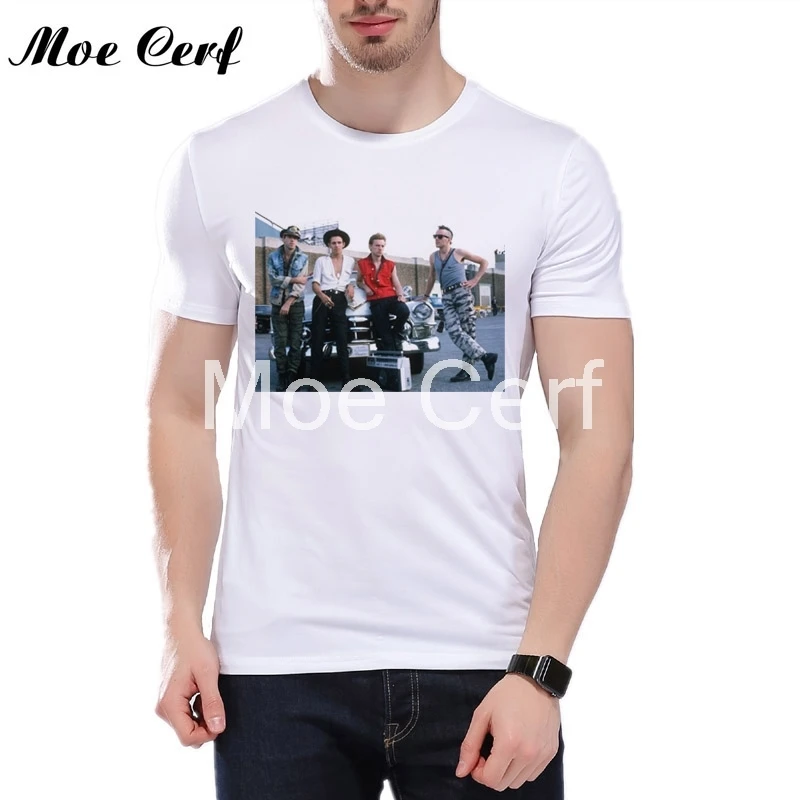 The Clash 1982 Portrait T font b shirt b font Summer font b Men b font