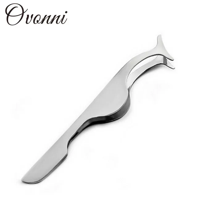 

Stainless Steel False Eyelashes Extension Curler Fake Eyelash Fish Tail Clip Tweezers Applicator Clip Clamp Eyes Makeup Tools