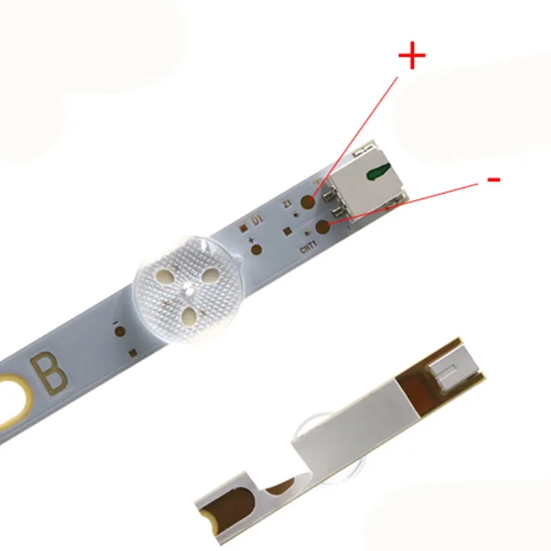 (Новый комплект) 4 шт. 7 светодио дный 805 мм светодио дный полосы подсветки для Vestel 17DB43H P43d300 LB43007 17DLB43VLXR1 VES430UNDL-2D-N12 VES430UNDA-2D-N12