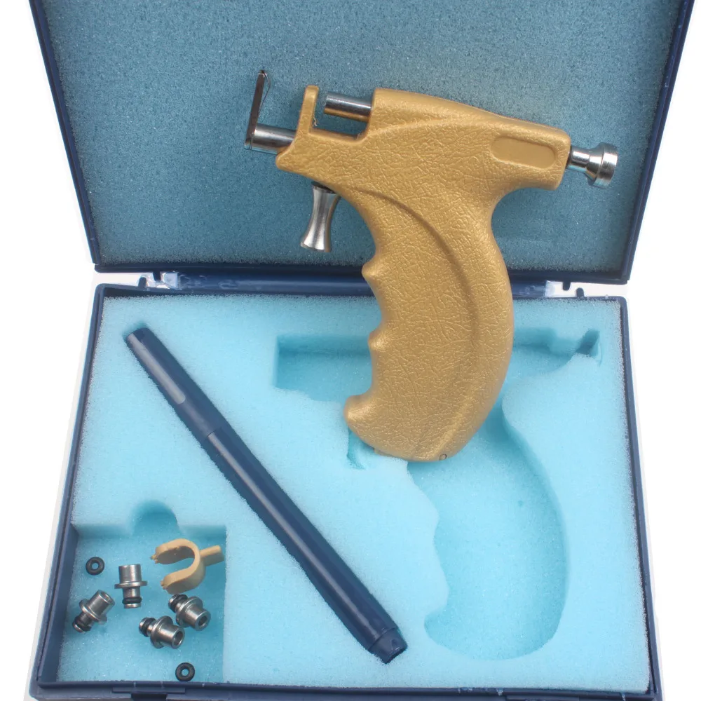 Ear Piercing Gun Pierce Fits 3 Sizes ( 3mm 4mm 5mm ) Studs & 98 Studs