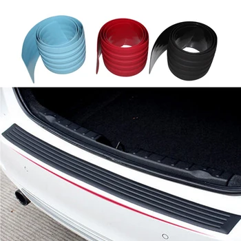 

For volkswagen Jetta Classia New Jetta Golf Rear Bumper Protector Rear Door Sill Silicon 1Pc Color Optional Car Styling