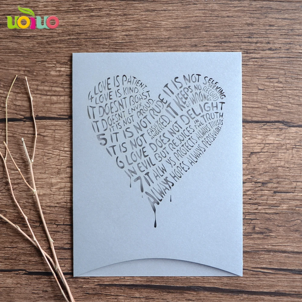 

50 шт., декоративные карточки в виде сердца и дерева