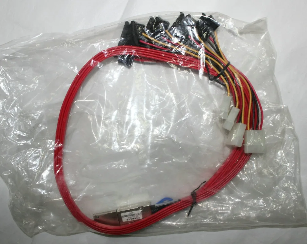 RaidStorage molex 74557-2000 SFF-8088 Mini-SAS MiniSAS 26Pin для SATA x4 29pin 6 ГБ/сек. RAID кабель 100 см | Компьютеры и