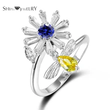 

ShiPei Brand Fashion Crystal CZ Rings Young&Personality Style Rings For Women Gifts For Anniversary