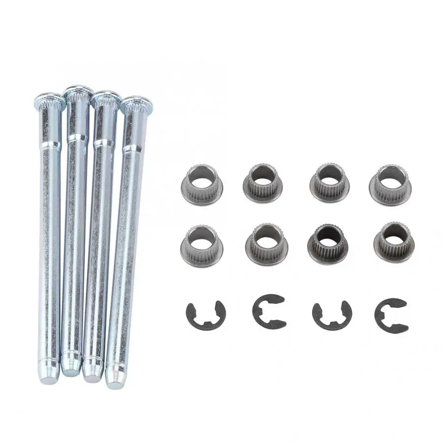 

Door Hinge Conversion Kit 4Pcs Car Door Hinge Pins Bushing Kit for Chevy 1988-2002 Car Door Parts