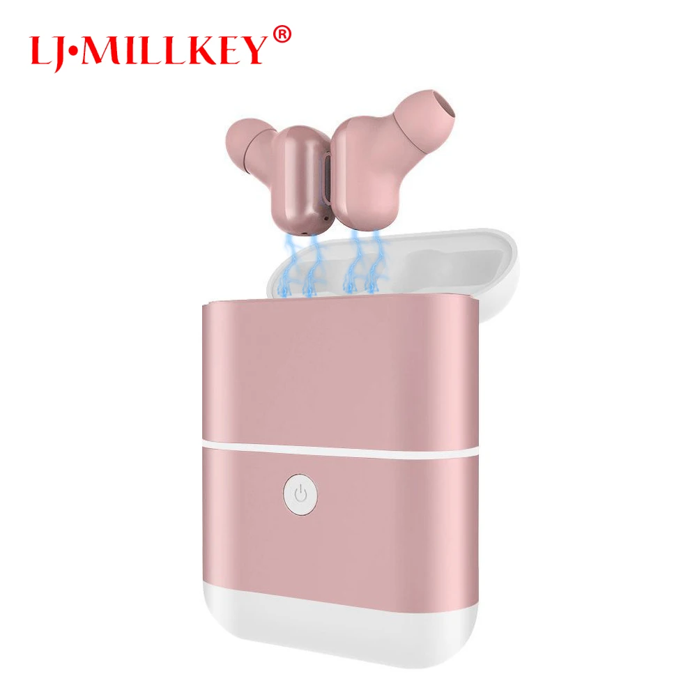 Bluetooth Earphone True Wireless Stereo Earbud Waterproof Bluetooth Headset for Phone HD Communication Portable LJ-MILLKEY YZ130 soonhua portable tws bluetooth hifi stereo earphone true wireless earbud waterproof hd communication headset handsfree for phone