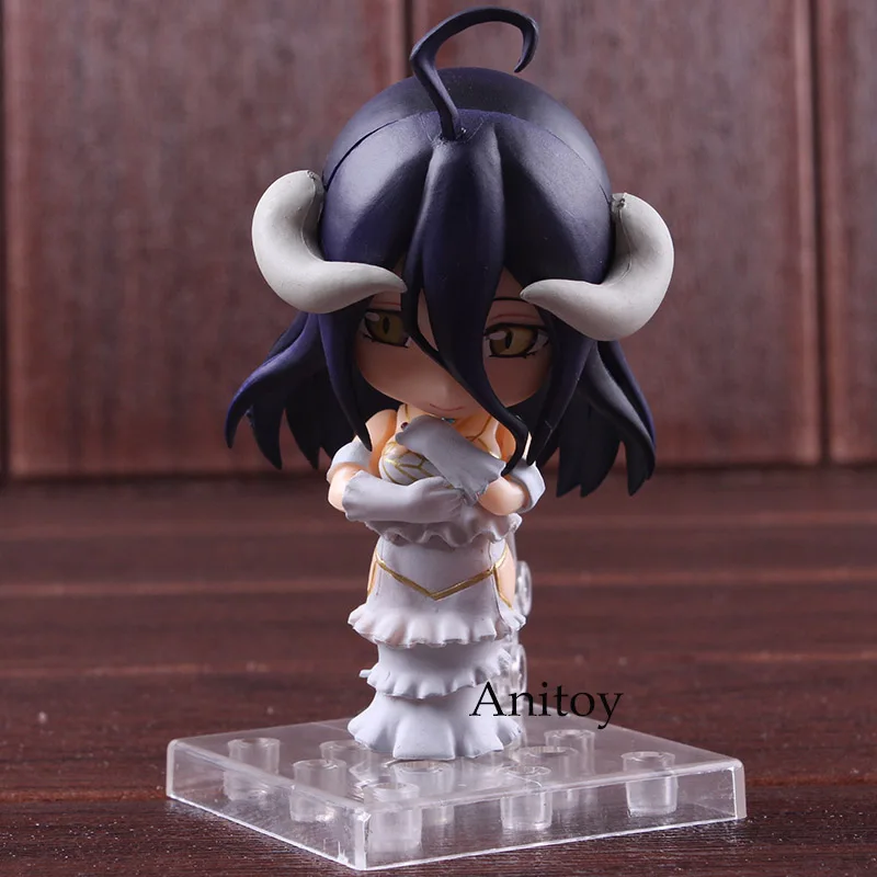 

Action Figure Albedo Anime Nendoroid 642 10th Aniniversary PVC Good Smile Figure Collectible Model Toy 11cm