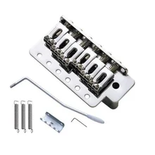 Одной волны электрогитара мост полный набор серебра Гитары мост