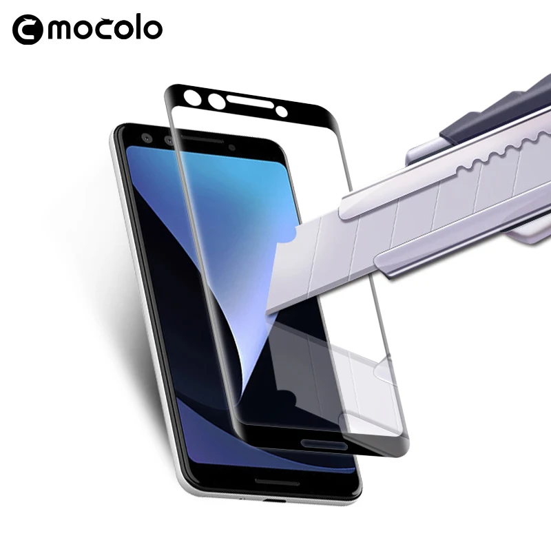 Закаленное стекло для экрана Google Pixel 3 XL полноэкранная Противоударная 3d пленка