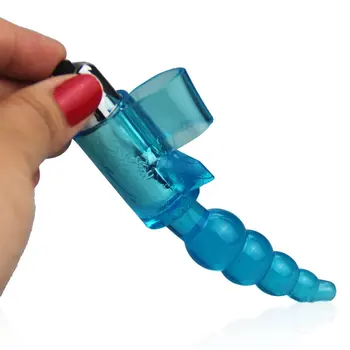 Candiway Tiny Beads Vibrator Finger Loop Clitoris Massager G Spot Anal Plug Waterproof Masturbation Adult Sex Toys For women 6