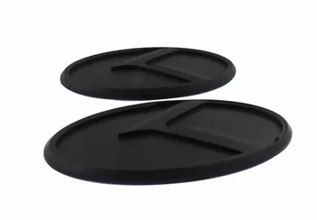

Pair Black K logo for 2011-2015 OPTIMA K5 Front Rear Emblem Badge Sticker