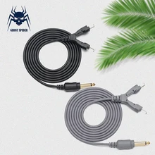 Привидение, паук 2 м три типа тату машина питание RCA зажим шнур высокое качество тату зажим шнур для тату машина пистолет