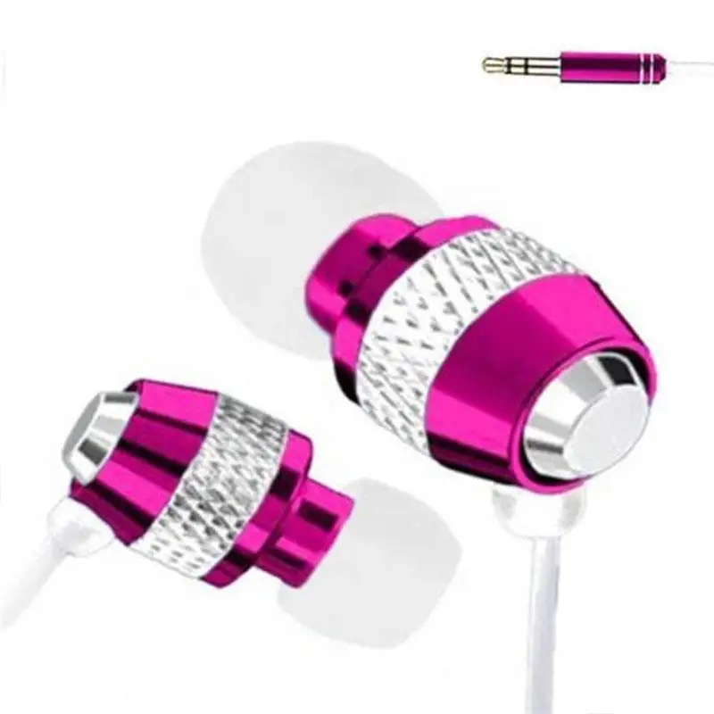

Noise Cancelling Wired 3.5mm Jack Universal Earphone Sport Headset In Ear Music Earbuds with Microphone