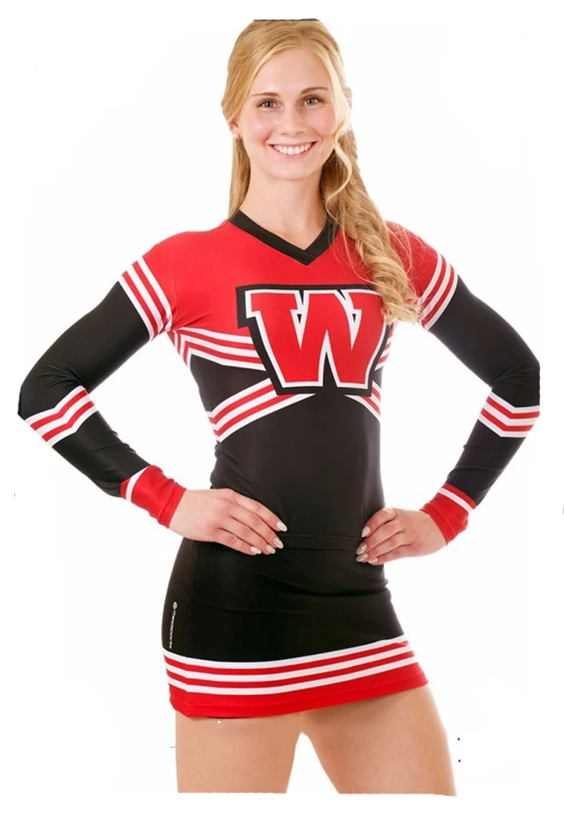Cheerleader Pakaian Seragam Kustom gaya 