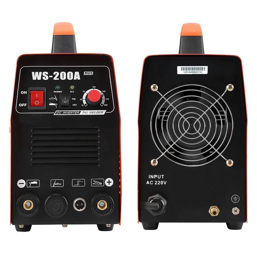 WS 200A сварочный аппарат TIG Argon аргоновый Калибр цифровой пистолет набор сварочных