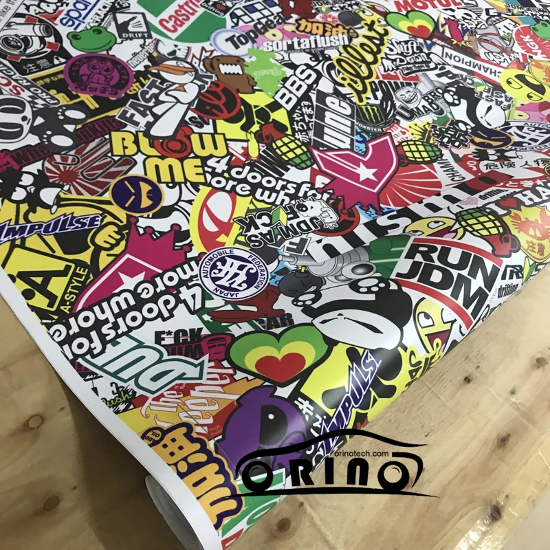Stickerbomb Vinyl Wrap-2