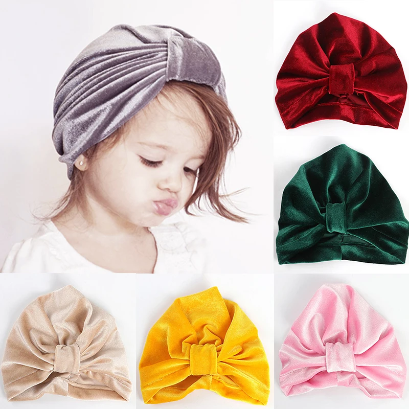 Модные шапки для девочек с узлом детская шапка в индийском стиле аксессуары