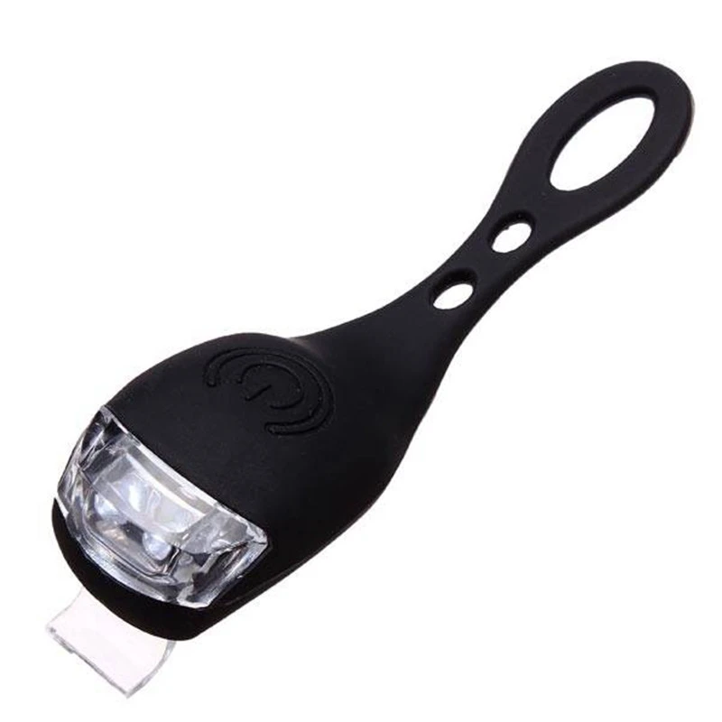 Лидер продаж милый жук форма Велосипедный спорт Strobe Light водостойкие силиконовые светодио дный LED Горный велосипед фонарик Велоспорт интимные Аксессуары#17 - Цвет: Black