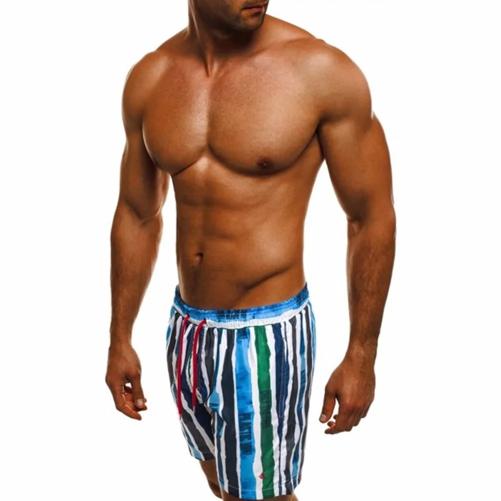 Casual Mens Board Shorts Summer New Style Fashion Printed Shorts Pants Hawaiian Swimming Trunks 3.7