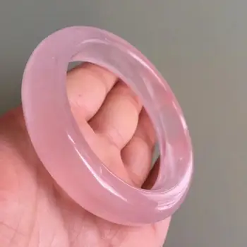 

Genuine Natural Rose Quartz Madagascar Woman Bangle AAA Inner Diameter 57mm