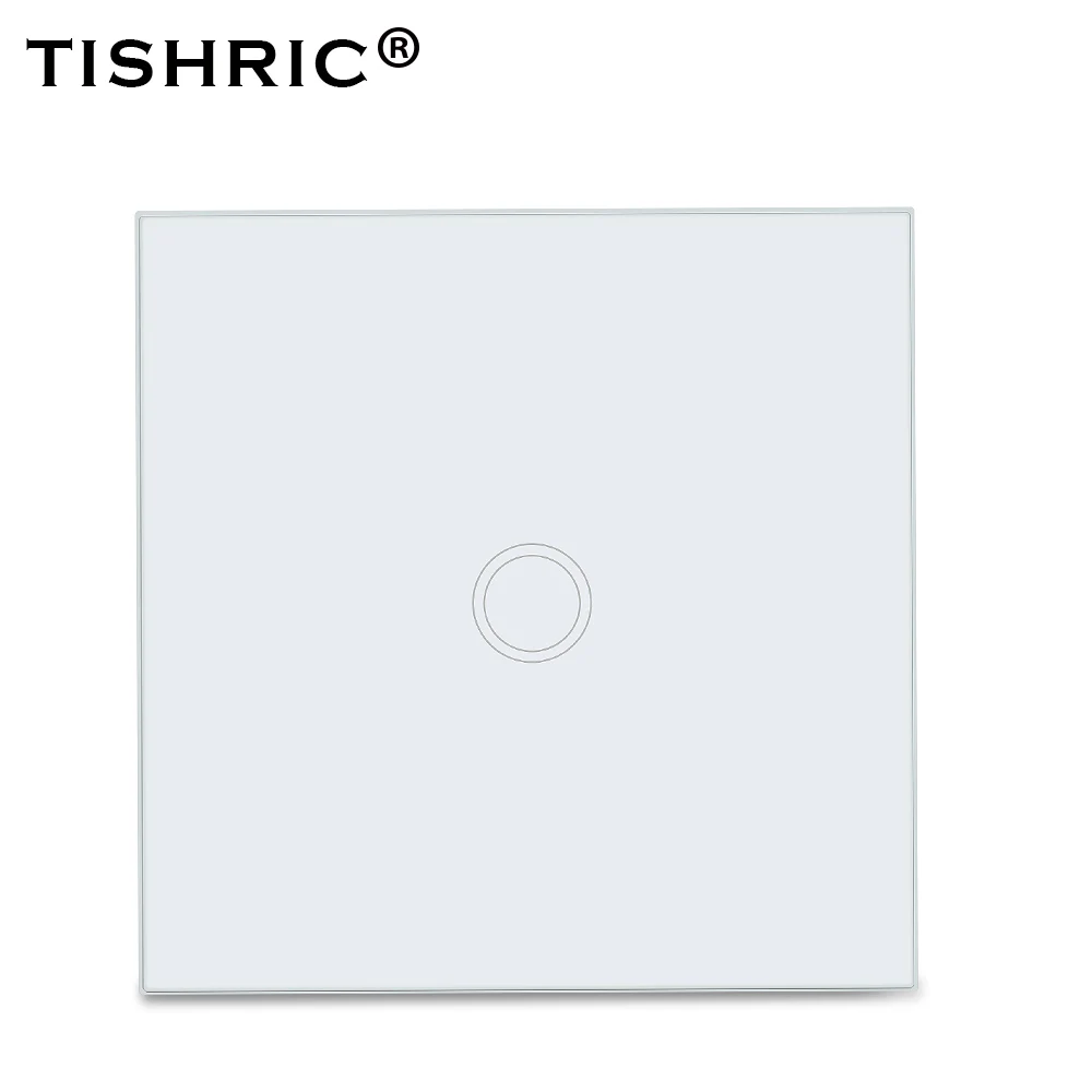 

TISHRIC 433MHz Fixed Code Wireless Remote Control 86 Wall touch Panel RF Transmitter for smart Home Room 433 wifi Light Switch