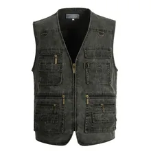 Большой Размер 7XL мульти-Карманный для мужчин рыбалка фотография Тактический уличный жилет анти-износ охота, треккинг Альпинизм Кемпинг жилет