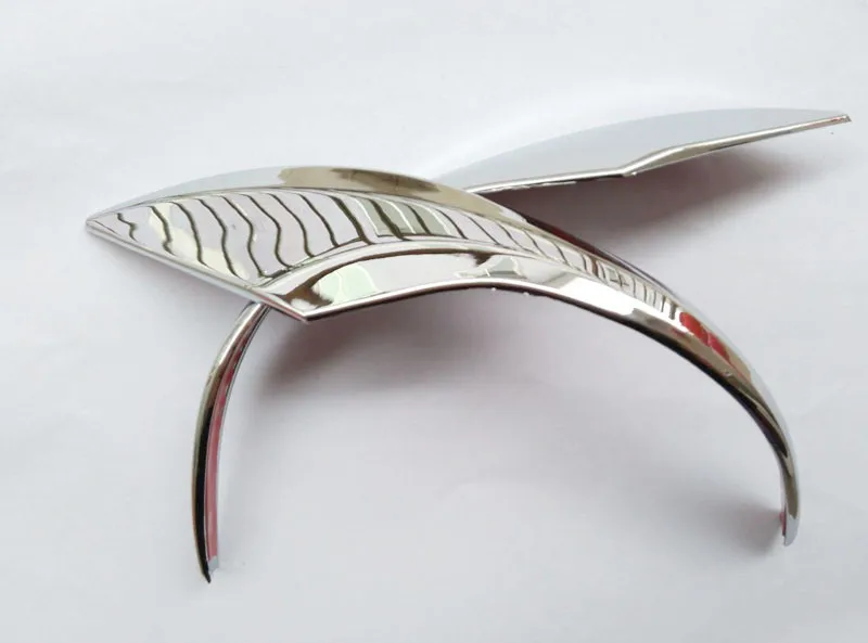 Free shipping ABS chrome design accessories side mirror cover cap trim 2pcs For Toyota Corolla Camry 2015 2016 (3)