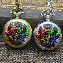 Модные кварцевые карманные часы в стиле Хогвартс, ожерелье для женщин, Dracodormiens Nunquam Titillandus, аналоговые подвесные брелоки, часы