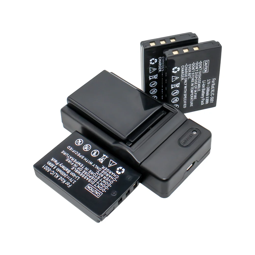 KLIC 5001 KLIC5001 DBL50 (4x аккумулятор и зарядное устройство) для Kodak Easyshare P712 P850 P880 DX6490 DX7440