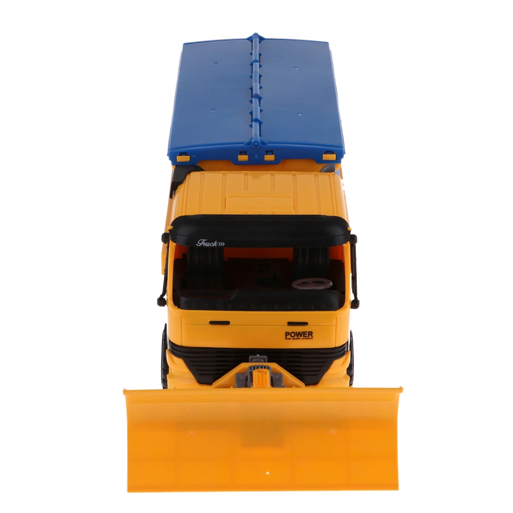 Snow Sweeper City Construction Snowplow Diecast Snow Blower Car Kids Toy, Multi-function Self-motion Construction Car Toy