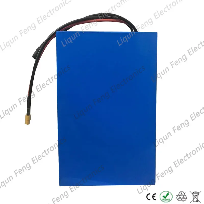 Flash Deal 52V use LG Cell Battery 52V 30AH Lithium Battery pack 52V 30AH Electric Bike Battery 58.8V 5A Charger for 48V 1000W 2000W Motor 4